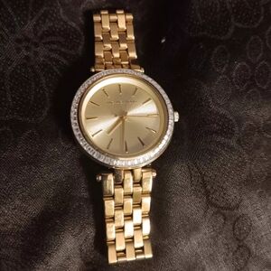 Michael Kors Darci Steel Champagne Gold-Tone Ladies Quartz Wristwatch MK3365